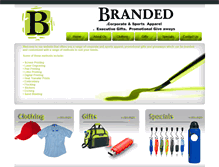 Tablet Screenshot of brandedgifts.co.za